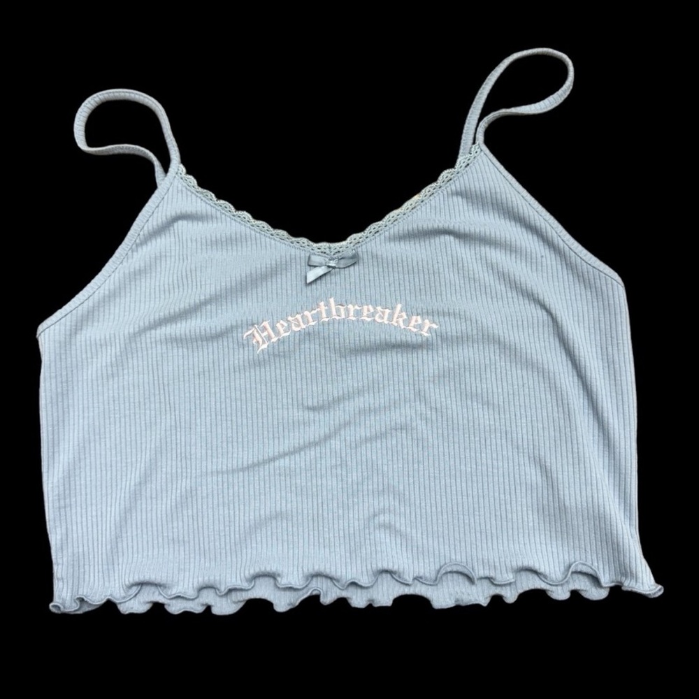 Forever 21 Tank Top “Heartbreaker” Like New Size L